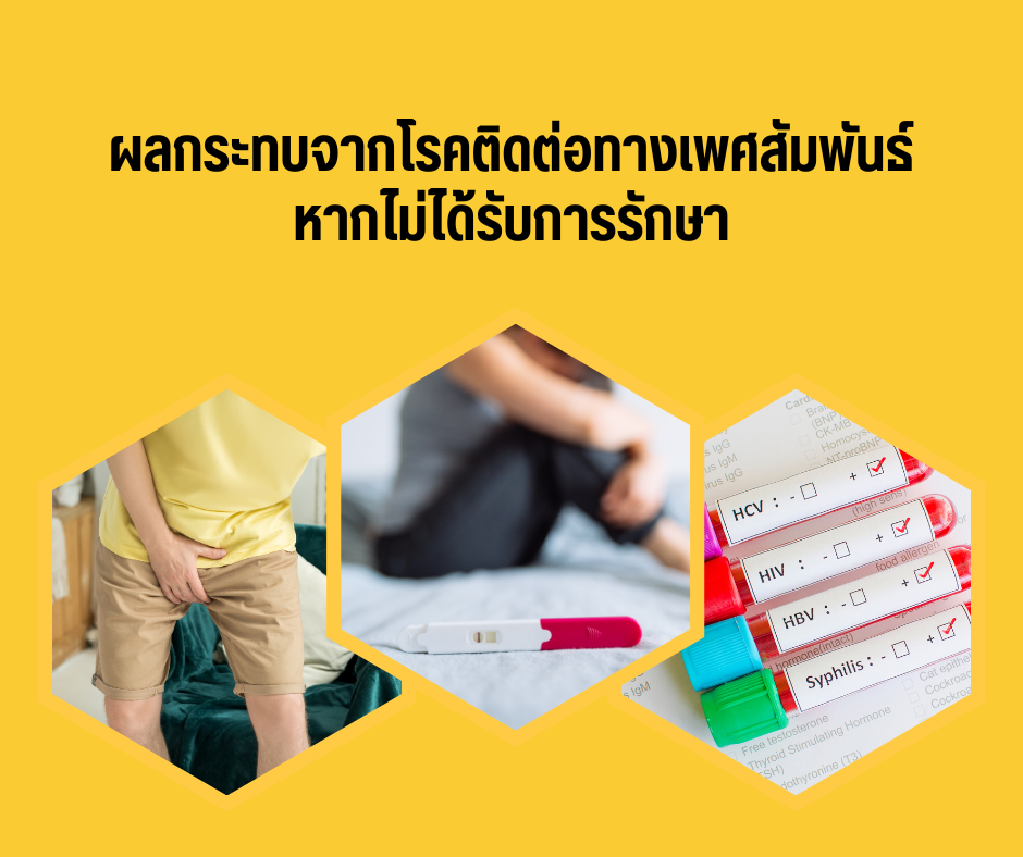 ผลกระทบจากโรคติดต่อทางเพศสัมพันธ์ หากไม่ได้รับการรักษา