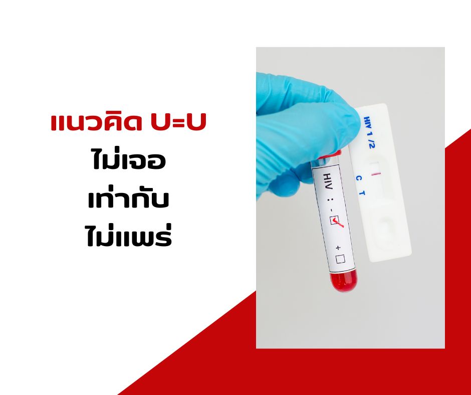 แนวคิด U=U _ ไม่เจอเท่ากับไม่แพร่