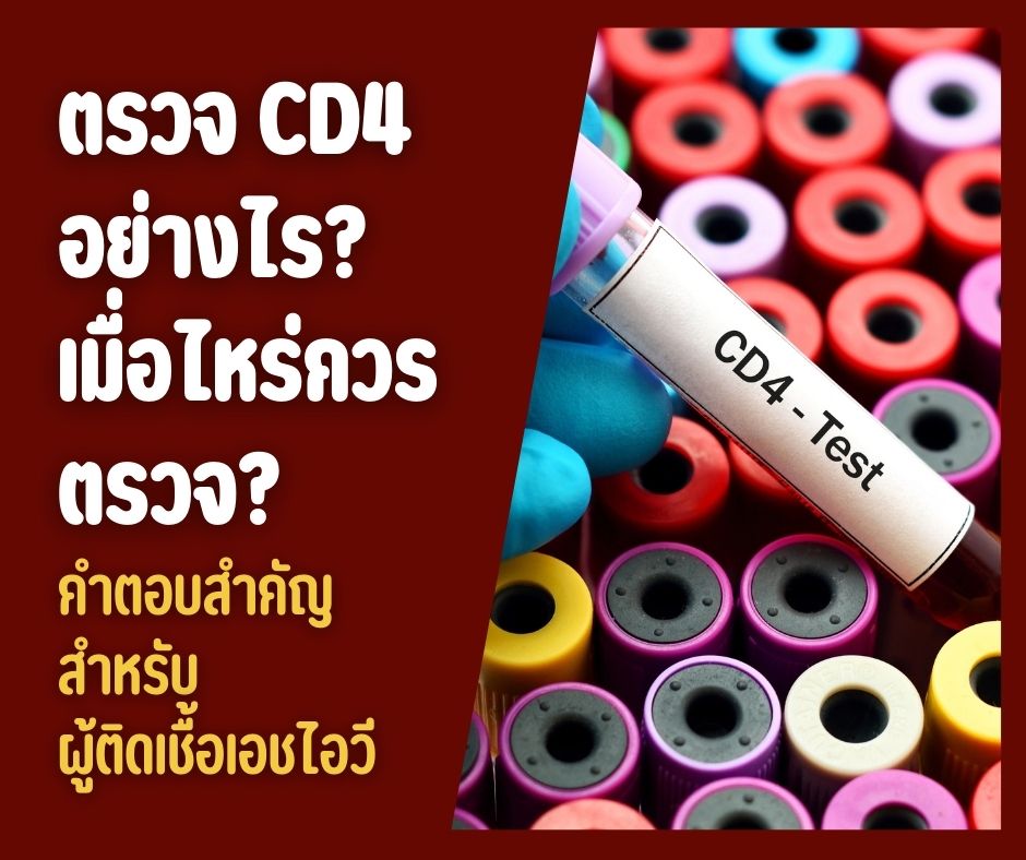 ตรวจ CD4 อย่างไร? เมื่อไหร่ควรตรวจ? คำตอบสำคัญสำหรับผู้ติดเชื้อเอชไอวี