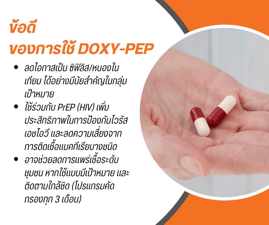 ข้อดีของการใช้ Doxy-PEP